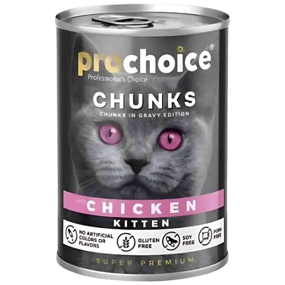 ProChoice Tavuk Parçalı Gravy Yavru Kedi Konservesi 400 Gr
